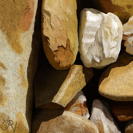 Backyard Rocks, Maryborough #1 Detail