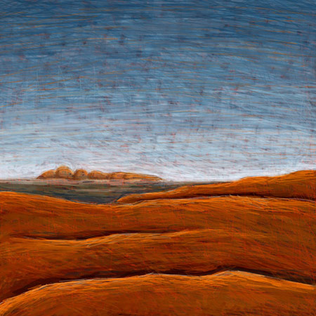 The Olgas from Uluru No 2